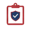 Health insurance icon - individual and family health coverage